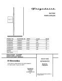 COVER Diagram and Parts List for FRS26R4AW1  Frigidaire Refrigerator