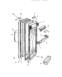 REFRIGERATOR DOOR Diagram and Parts List for FMW240AN5D  Kelvinator Refrigerator