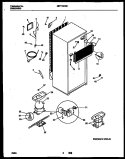 SYSTEM AND AUTOMATIC DEFROST PARTS Diagram and Parts List for MRT15CNBD0  Frigidaire Refrigerator