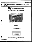 BACKGUARD Diagram and Parts List for GF970HXW2  Frigidaire Range