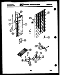 SYSTEM AND AUTOMATIC DEFROST PARTS Diagram and Parts List for FPK190AN5T  Kelvinator Refrigerator