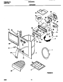 ICE DISPENSER Diagram and Parts List for MRS20WRGD0  Frigidaire Refrigerator