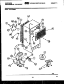 SYSTEM AND AUTOMATIC DEFROST PARTS Diagram and Parts List for FPCI21TPW0  Frigidaire Refrigerator