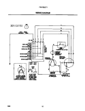 WIRING DIAGRAM Diagram and Parts List for FAH106J2T1  Frigidaire Air Conditioner