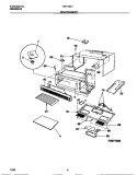 WRAPPER / BODY Diagram and Parts List for TMT116U1B0  Tappan Microwave