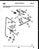BURNER, MANIFOLD AND GAS CONTROL Diagram and Parts List for 30KPMAWHN1  Tappan Range