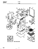 BODY Diagram and Parts List for 31-2649-00-08  Tappan Range
