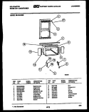CABINET AND INSTALLATION PARTS Diagram and Parts List for MH424H2SB  Kelvinator Air Conditioner