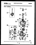 TRANSMISSION PARTS Diagram and Parts List for MXLG62RBD0  Kelvinator Washer Dryer Combo