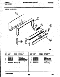 BACKGUARD Diagram and Parts List for 30-2551-23-03  Tappan Range