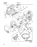ICE MAKER Diagram and Parts List for FRT21LR7AQ5  Frigidaire Refrigerator