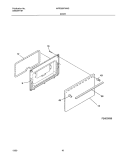 DOOR Diagram and Parts List for MPF300PXWG  Uni Range