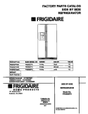 COVER Diagram and Parts List for FRS26ZPHD0  Frigidaire Refrigerator