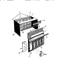Part Location Diagram of A121403 Frigidaire CLIP FRONT TO BASE