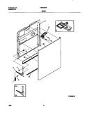 DOOR Diagram and Parts List for FDB835RFT0  Frigidaire Dishwasher