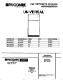 COVER Diagram and Parts List for MRT18RNCD1  Frigidaire Refrigerator