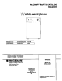 COVER Diagram and Parts List for WWS445RFS0  Frigidaire Washer