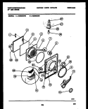 DOOR PARTS Diagram and Parts List for DG800KXW6  Frigidaire Dryer
