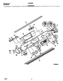 BACKGUARD Diagram and Parts List for FES388WECA  Frigidaire Wall Oven