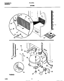 SYSTEM Diagram and Parts List for FFU14F9CW0  Frigidaire Freezer