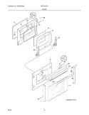 DOOR Diagram and Parts List for BEC316ES1  Crosley Range
