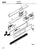 CONTROL PANEL Diagram and Parts List for FEB798WESD  Frigidaire Wall Oven