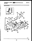 BURNER, MANIFOLD AND GAS CONTROL Diagram and Parts List for 36-6262-00-09  Tappan Range