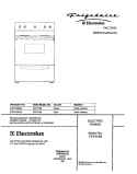 COVER Diagram and Parts List for FEF316BSA  Frigidaire Range