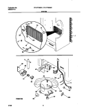 SYSTEM Diagram and Parts List for FFU17F9GW2  Frigidaire Freezer