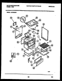 BODY PARTS Diagram and Parts List for GF750NW6  Frigidaire Range