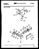 REFRIGERATOR CONTROL ASSEMBLY, DAMP Diagram and Parts List for FPK190EN3W  Kelvinator Refrigerator
