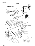 CONTROLS Diagram and Parts List for FRS26ZSHB3  Frigidaire Refrigerator