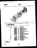 DOOR PARTS Diagram and Parts List for FEF366CASB  Frigidaire Range