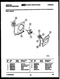 AIR HANDLING PARTS Diagram and Parts List for A08LE2N1  Frigidaire Air Conditioner