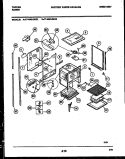 LOWER BODY PARTS Diagram and Parts List for 77-4950-00-03  Tappan Range