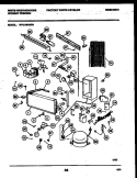 SYSTEM AND AUTOMATIC DEFROST PARTS Diagram and Parts List for WFU16F5AW1  Frigidaire Freezer