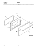 DOOR Diagram and Parts List for MPF303PGDF  Uni Range