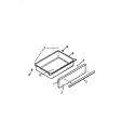 DRAWERR Diagram and Parts List for KF590HDD0  Frigidaire Wall Oven