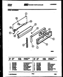 BACKGUARD Diagram and Parts List for CGC4C5WSTE  Gibson Range