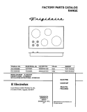 COVER Diagram and Parts List for FEC32S6ASB  Frigidaire Cooktop