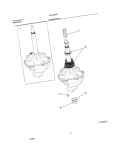 TRANSMISSION Diagram and Parts List for WLSG62RFW1  Westinghouse Washer Dryer Combo
