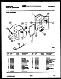 ELECTRICAL PARTS Diagram and Parts List for MH427G2SG  Kelvinator Air Conditioner