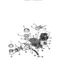 PUMP, MOTOR & COMPONENTS Diagram and Parts List for DWU4005W2  Kelvinator Dishwasher