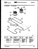 BROILER PARTS Diagram and Parts List for 31-3347-00-02  Tappan Range