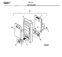 CONTROL PANEL Diagram and Parts List for FMT117U1W0  Frigidaire Microwave
