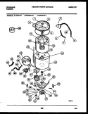 TUB DETAIL Diagram and Parts List for WDSCLW1  Frigidaire Washer
