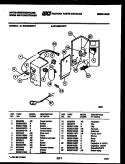 ELECTRICAL PARTS Diagram and Parts List for WAH096P2T1  Frigidaire Air Conditioner