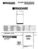 COVER Diagram and Parts List for FRT18PRCD3  Frigidaire Refrigerator