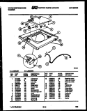 CABINET PARTS Diagram and Parts List for RT153LLD0  Frigidaire Refrigerator