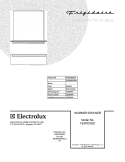 COVER Diagram and Parts List for FEW30S2DCA  Frigidaire Warming Drawer